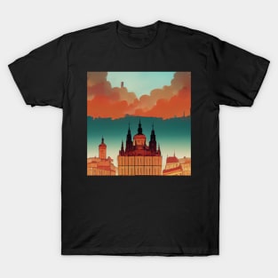 Prague | Comics Style T-Shirt